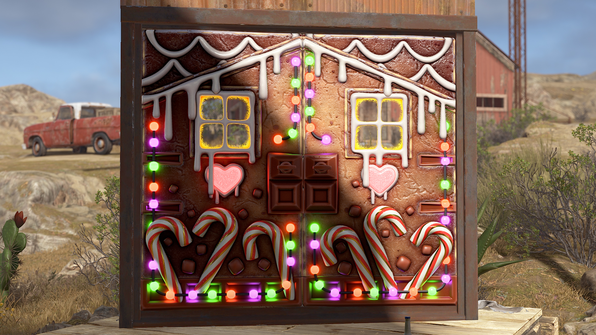 Gingerbread Metal Double Door thumbnail 7