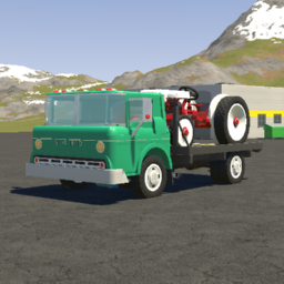 1956 Ford C-800 COE -Seafoam Green -Flat Bed