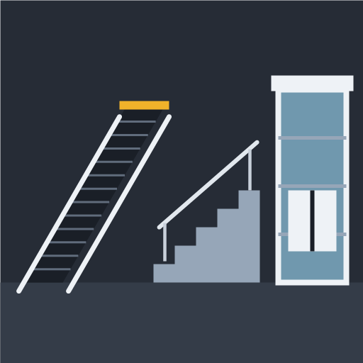 かんたんエスカレータ・エレベータ・階段設置モッド / Rideable Escalator, Stairs & Elevator