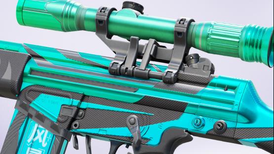G3SG1 | X-Storm Green Blue v1