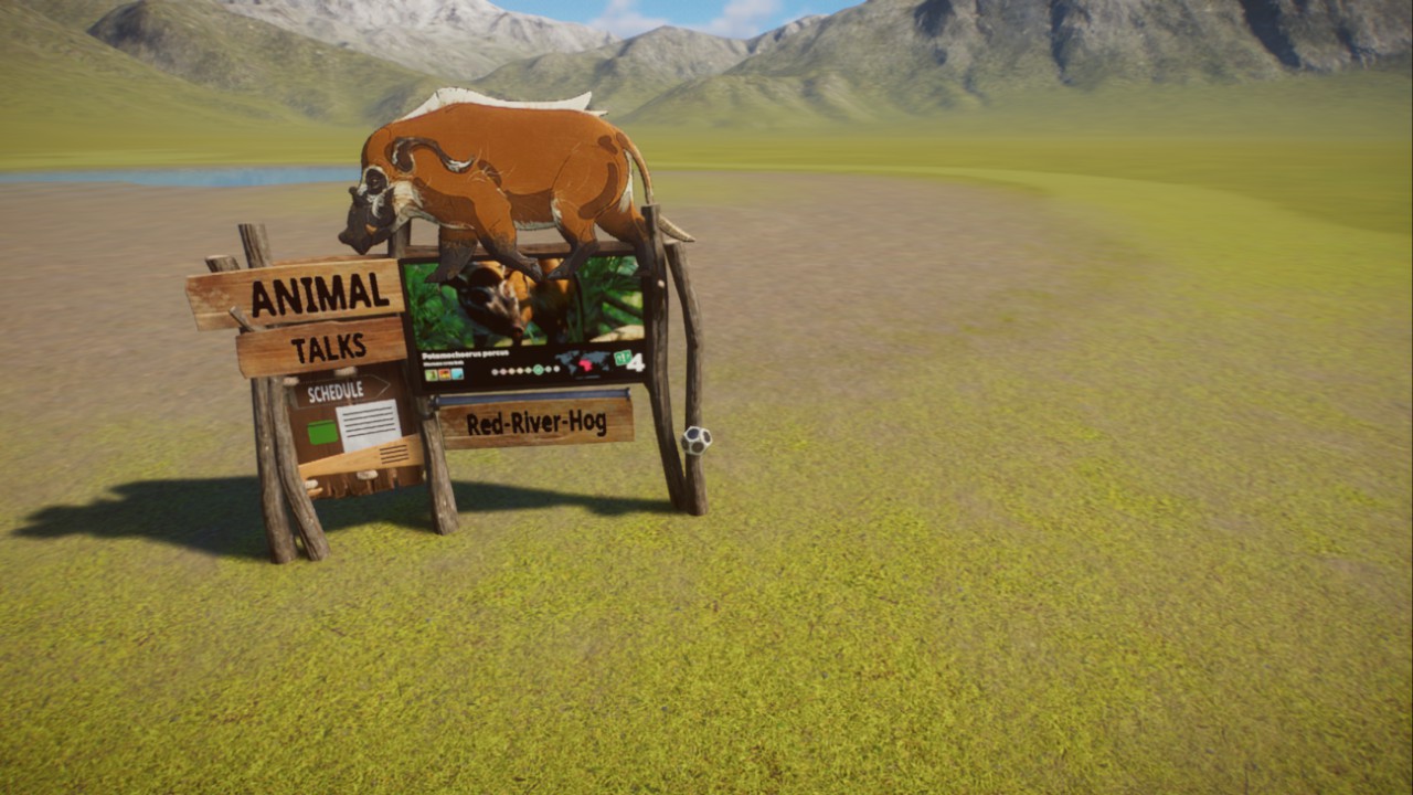 Red-River-Hog Education kiosk