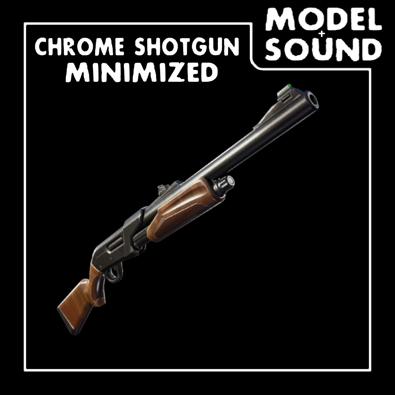 Chrome Shotgun Minimized: Fortnite [Chapter 2 Blue Pump]