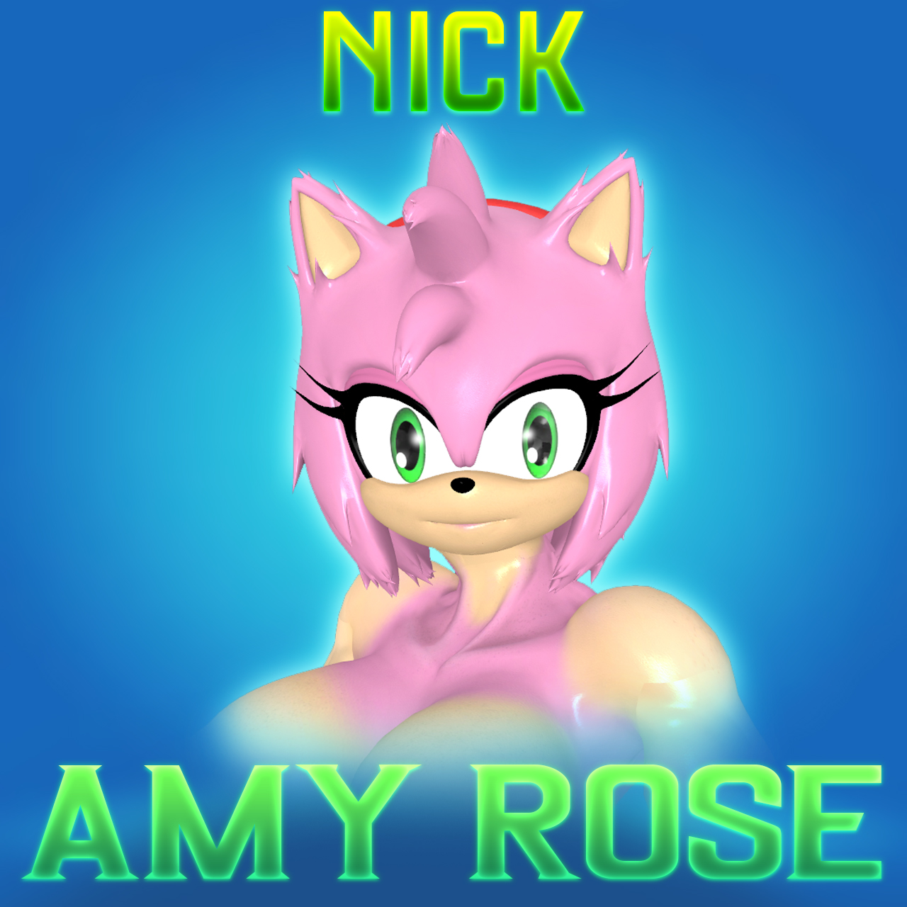 [XCOMM] VRC: Thicc Amy Rose - Nick
