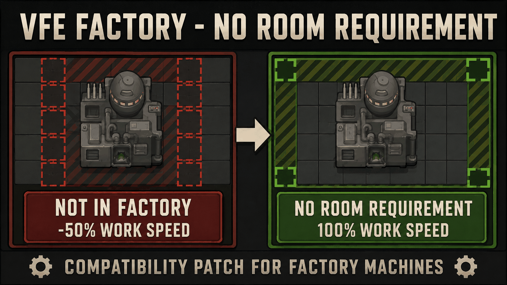 VFE Factory - No Room Requirement