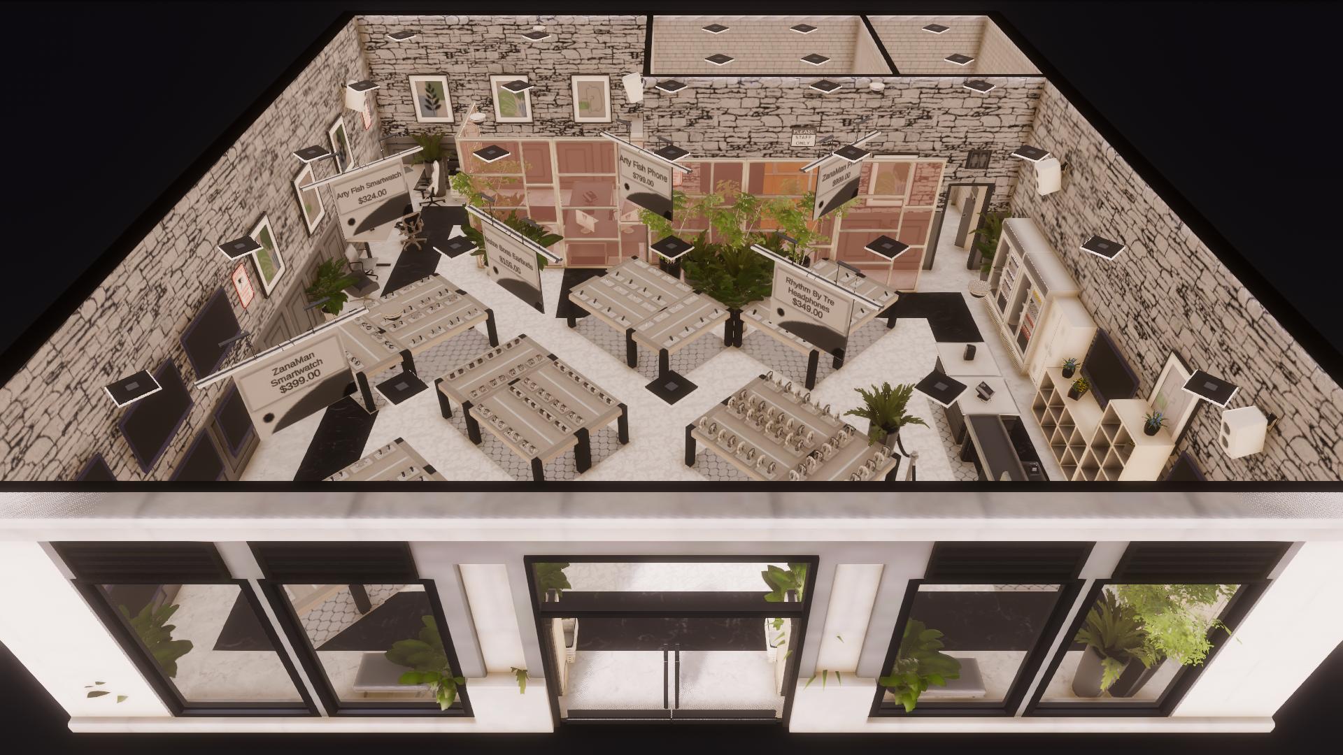 [JH] C1 Electronics Store (MAXED) Monotone