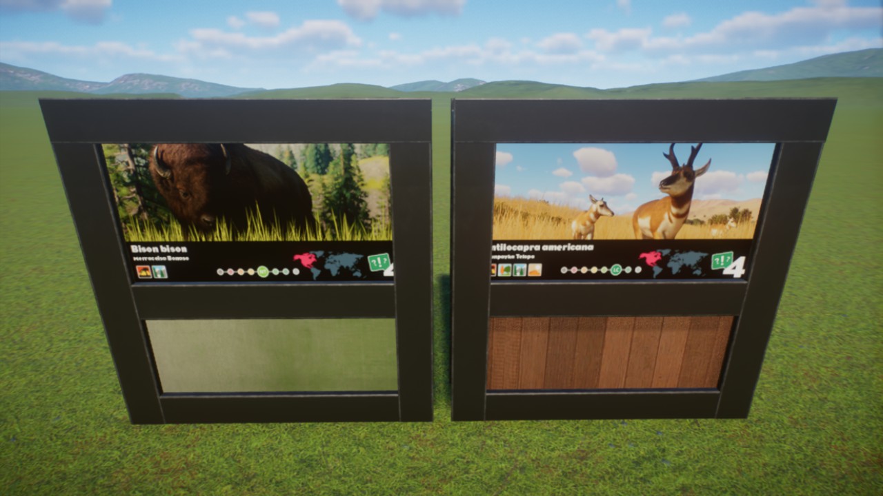 New World Habitat Information Boards