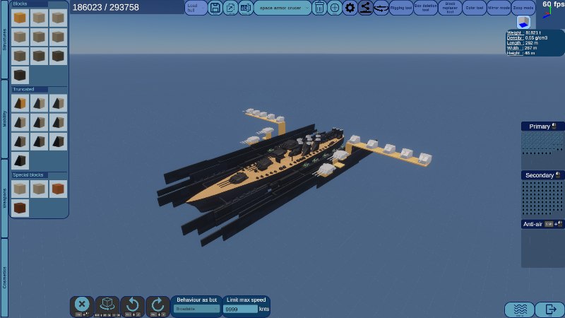 space armor crucer