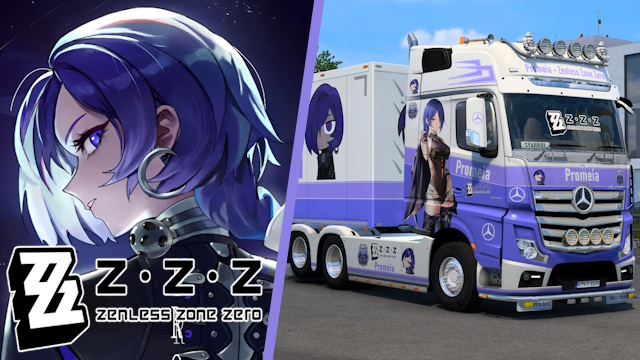 Mercedes Actros MP4 Promeia - Zenless Zone Zero [Combo Skin]