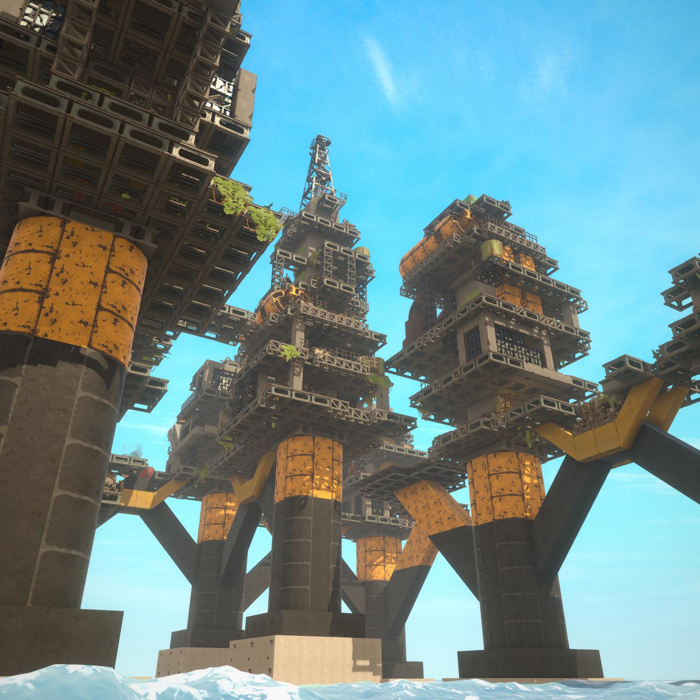 More larger Oil rig