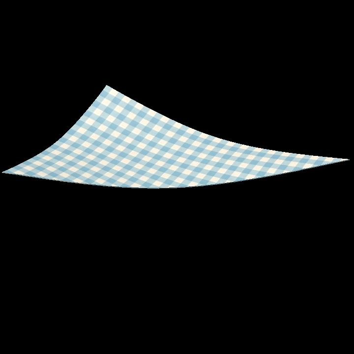 Tent cover triangle 2 - blue
