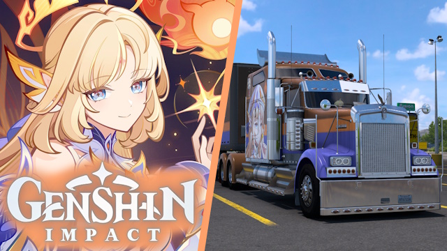 Kenworth W900 Nicole - Genshin Impact [Combo Skin]