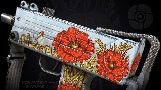 MAC-10 : Poppies (blue)