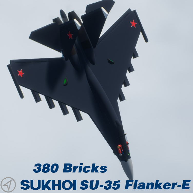 Simple Fighter Jet (SFJ) Sukhoi SU-35 Flanker-E