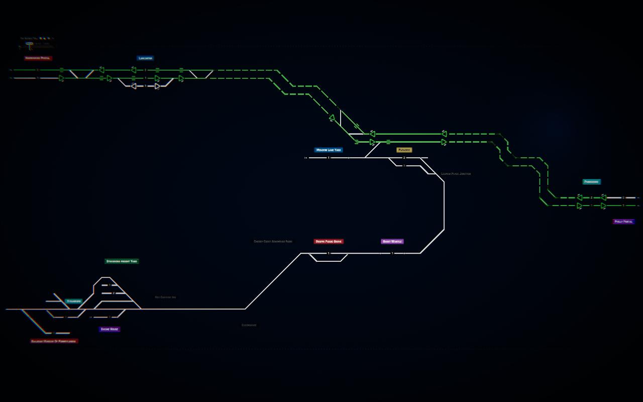 Strasburg Rail Road & Amtrak Keystone Corridor
