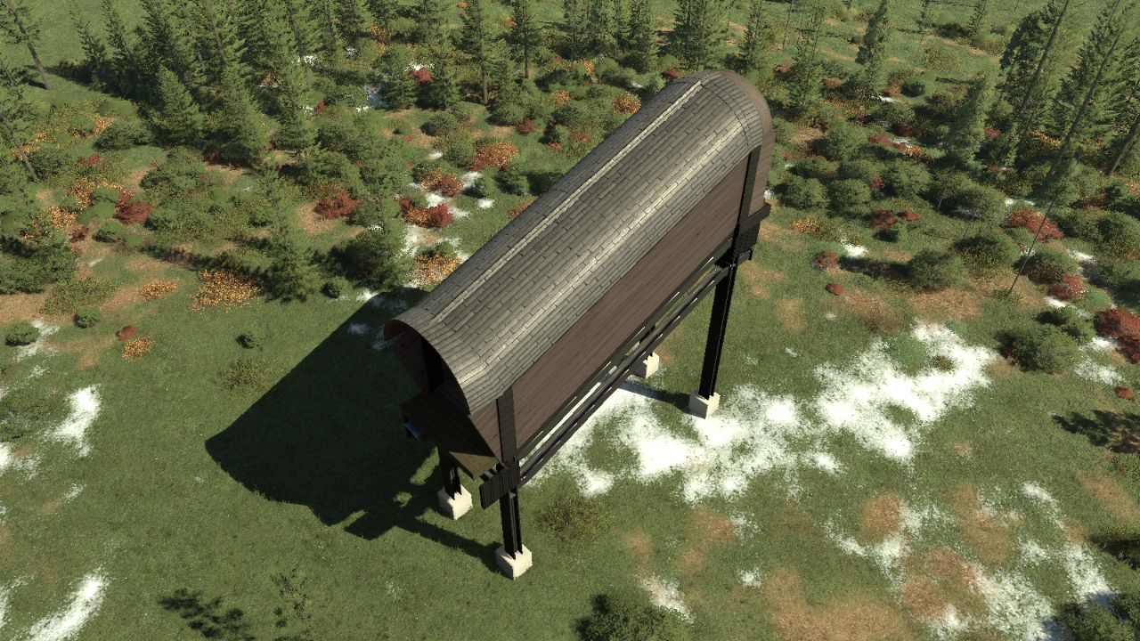 Raised Walkway B5 Medium Stairway Up (The Pro-Naturalist Pack)