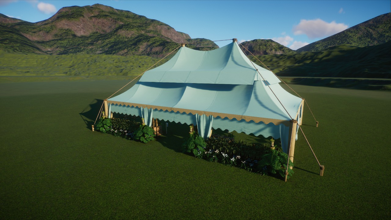 Tropical Party Habitat Tent