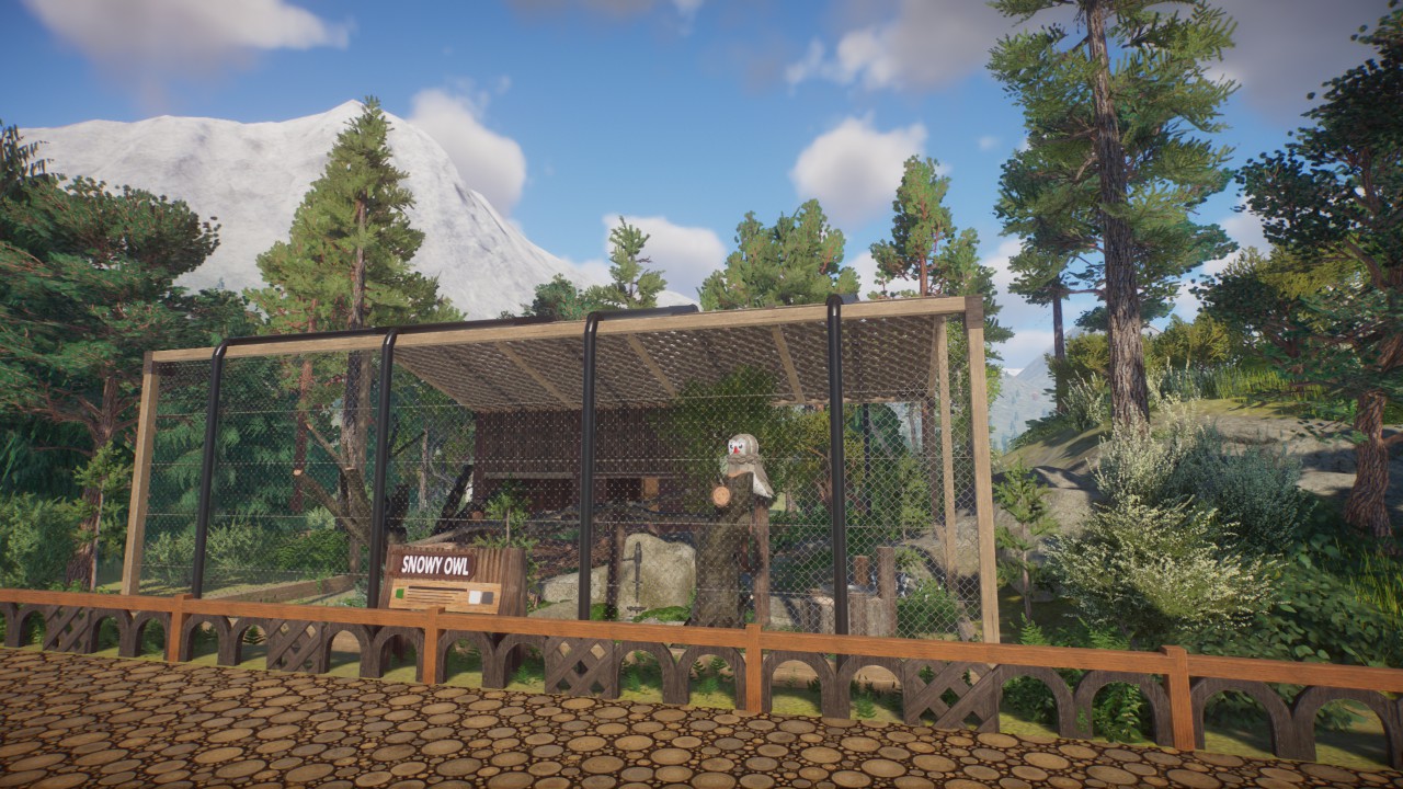Snovy Owl Aviary Habitat - ZOO file