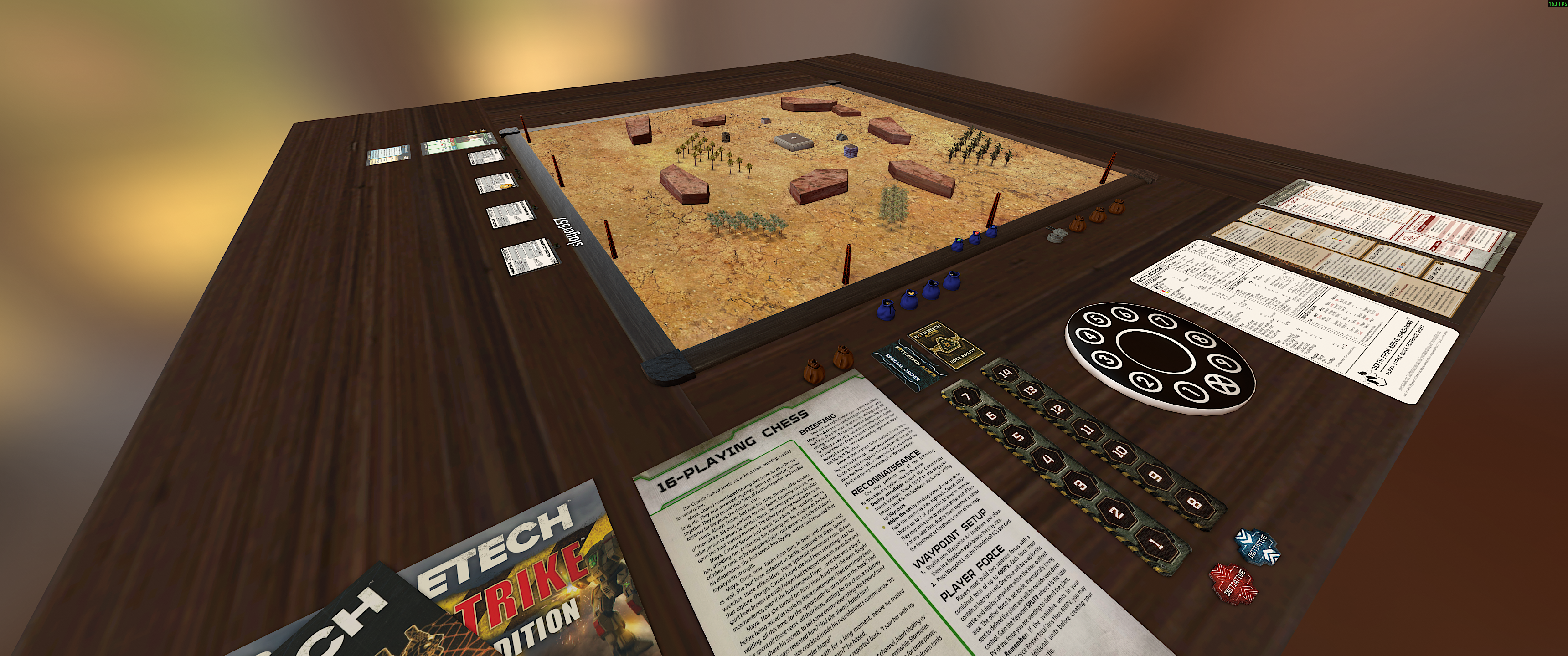 Battletech Aces Scouring Sands Campaign: Scenario 16 - Playing Chess