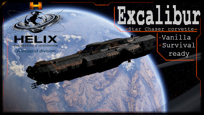 ( H-E-I ) Excalibur Class 1-M Starchaser  R-1.0