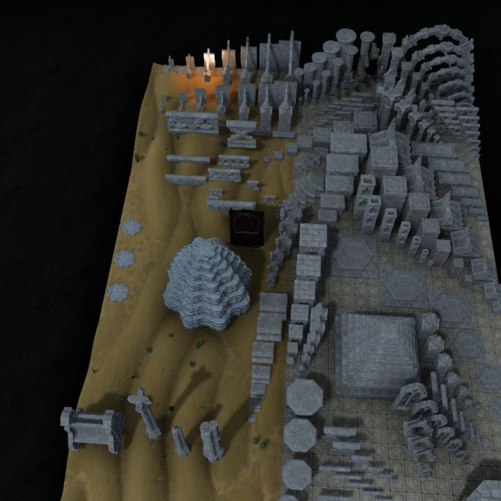 scaled gothic objects
