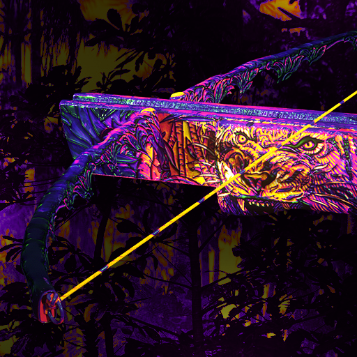 Heat Seeker Crossbow v2(noglow)(Iridescent)(cut sights)