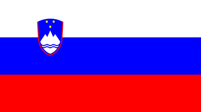 The flag of Slovenia