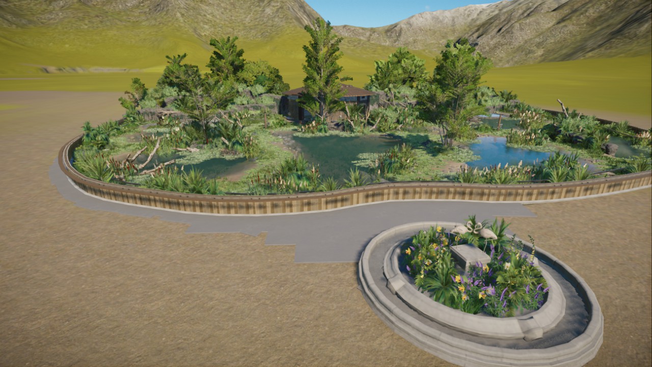 Red crown crane habitat