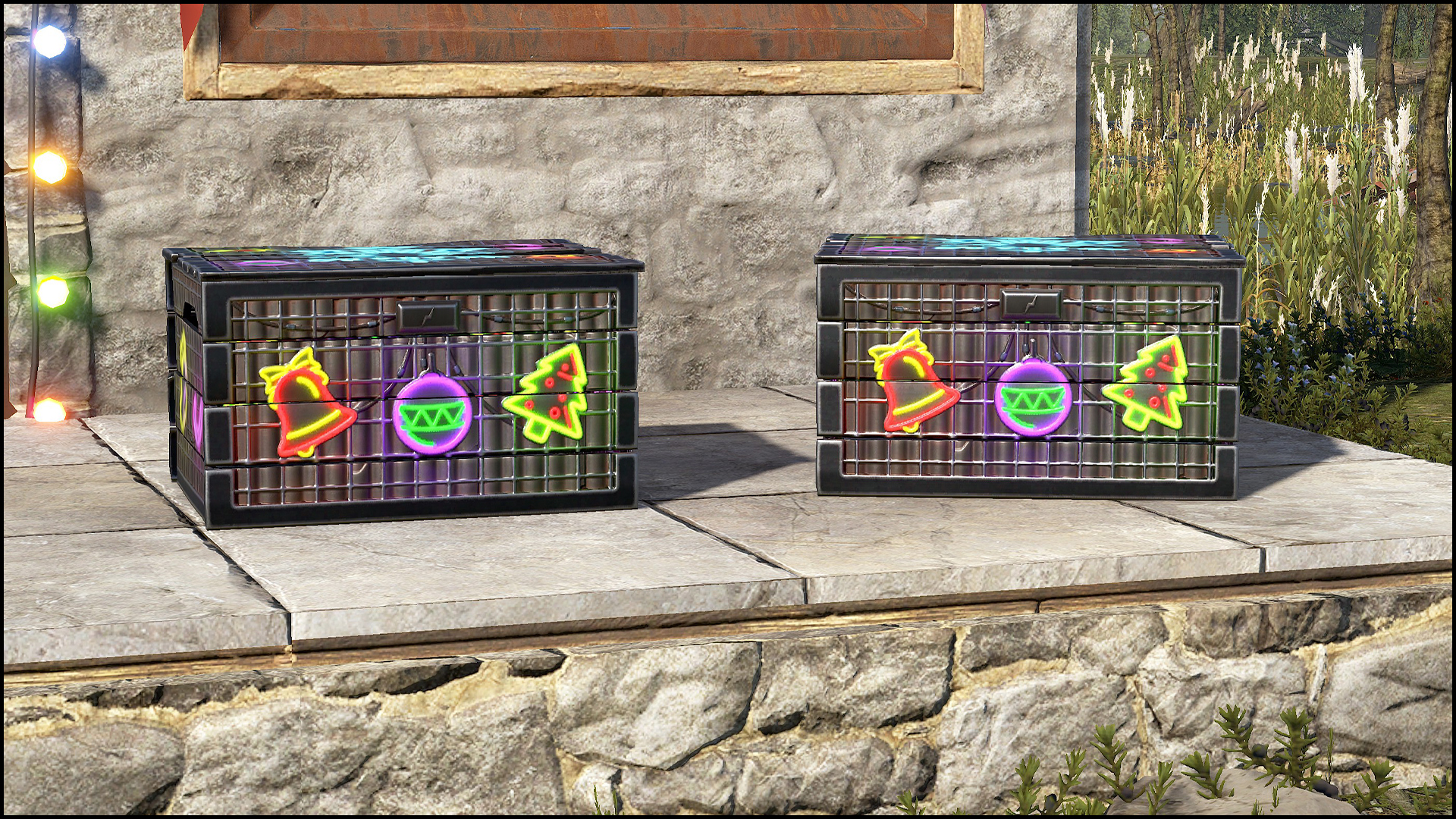 Neon Snowflake Small Box