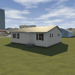 1980's 2 bedroom prefab house (unfurnished)