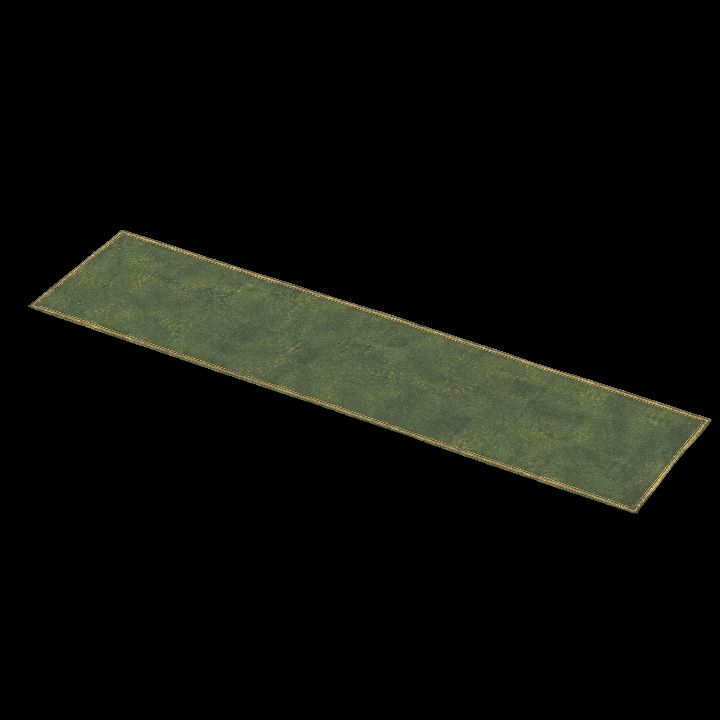 Green Old Runner Rug