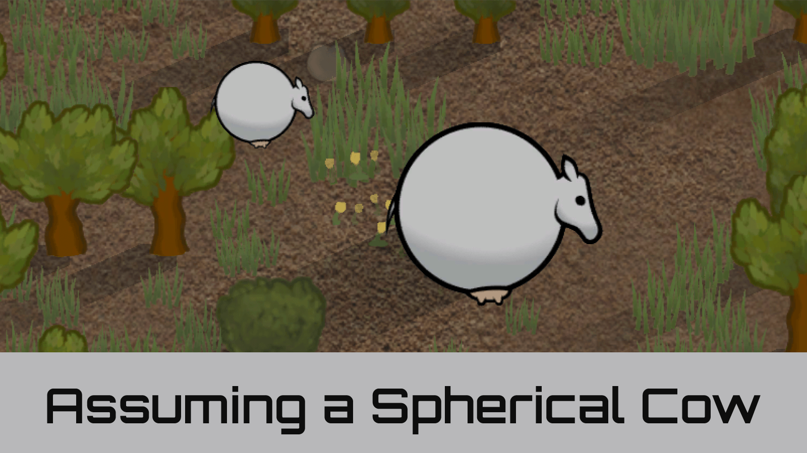 Assuming a spherical cow