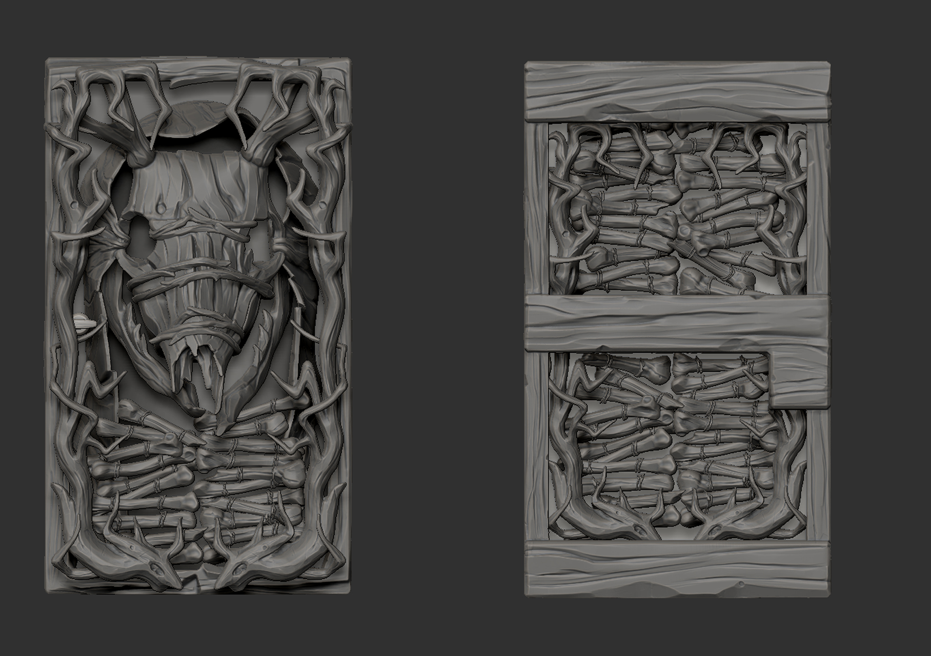 Wild Hunt Wooden Door thumbnail 11