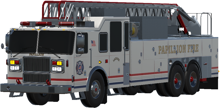 Papillion Nebraska Fire Rescue Ladder Truck