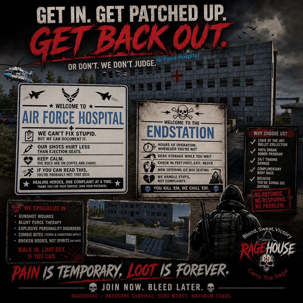 RAGEHOUSE - AirForceHospital V 1.6 / by DeeZaster