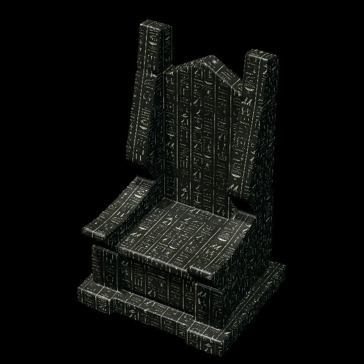 Throne, Hieroglyphic #2