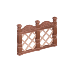 Ornate Lattice Fence