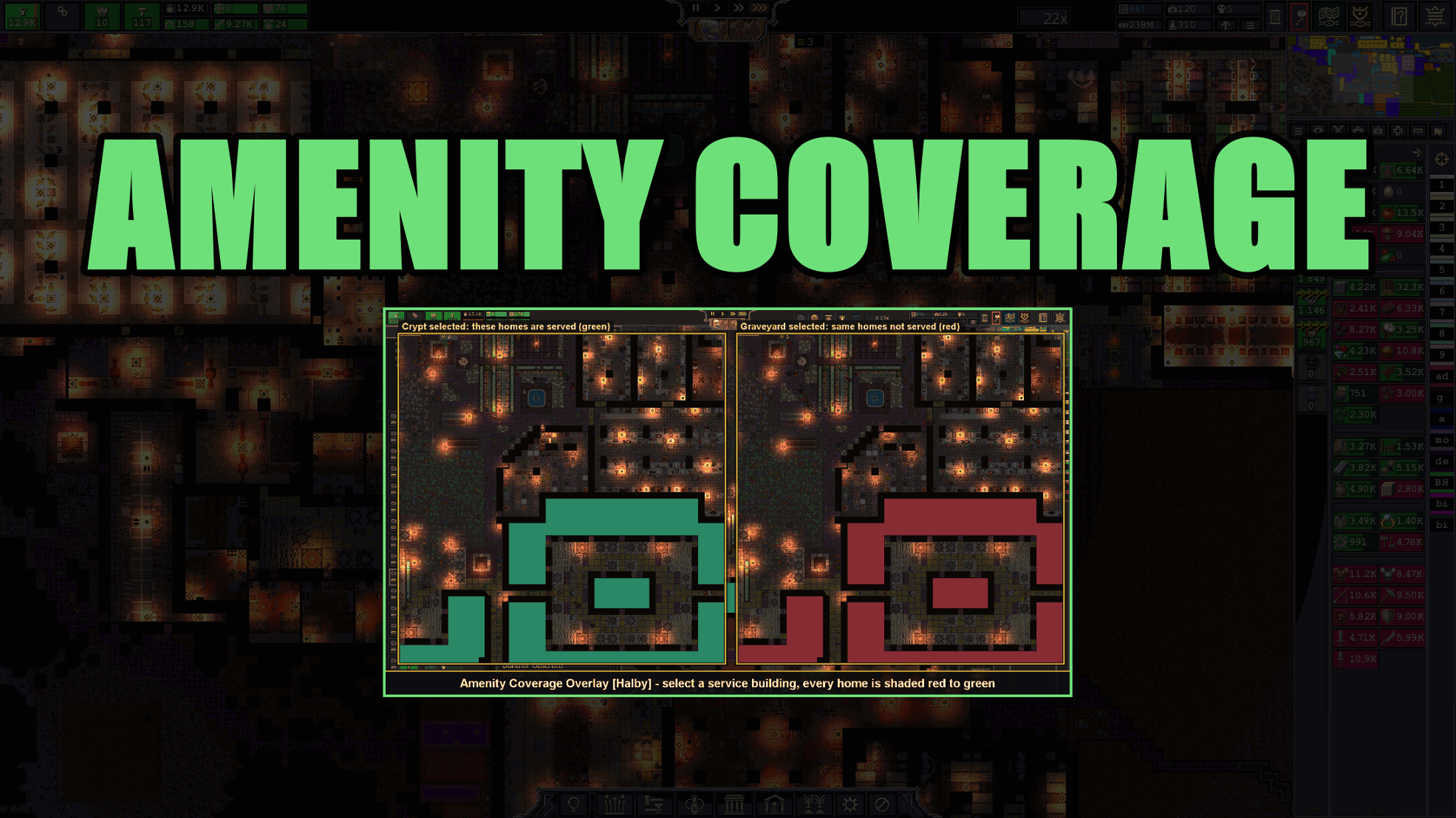 Amenity Coverage Overlay [Halby] - House Satisfaction Shading
