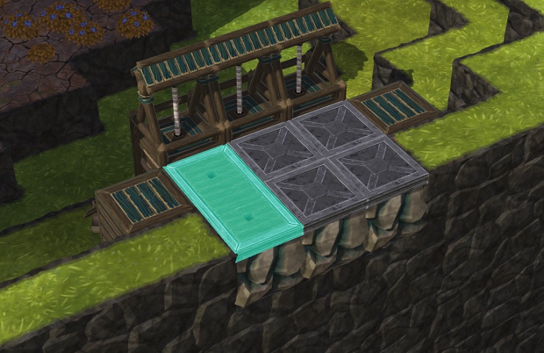 Space above the water source