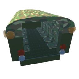 Military Cargo Truck DJ Guns Transportation