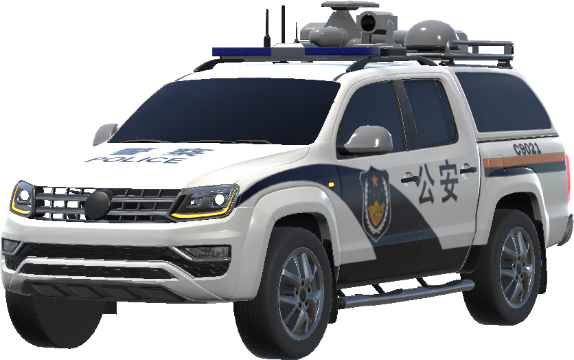 Chinese police car livery