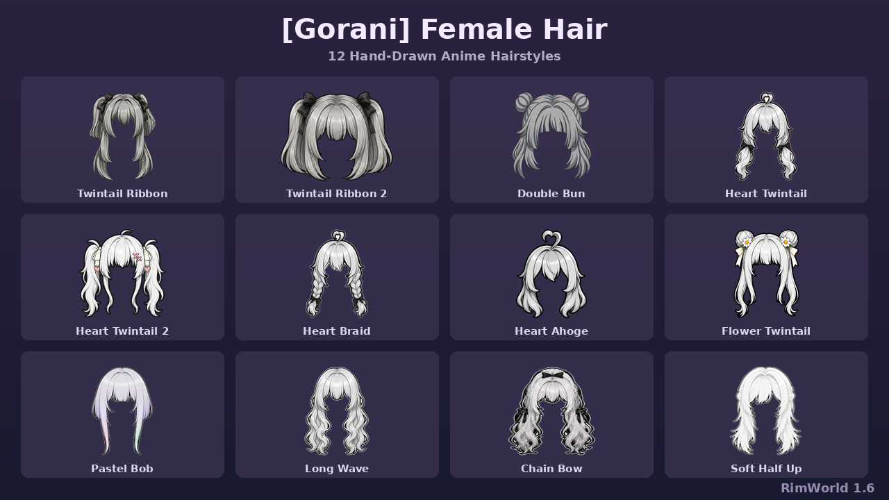 [Gorani] Female Hair