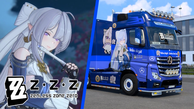 Mercedes Actros MP4 Velina Airgid - Zenless Zone Zero [Combo Skin]