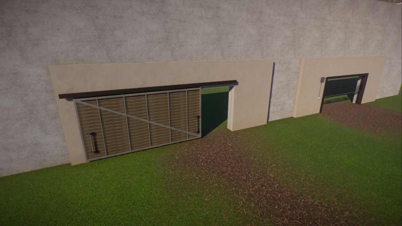 Animal Shelter Door Set