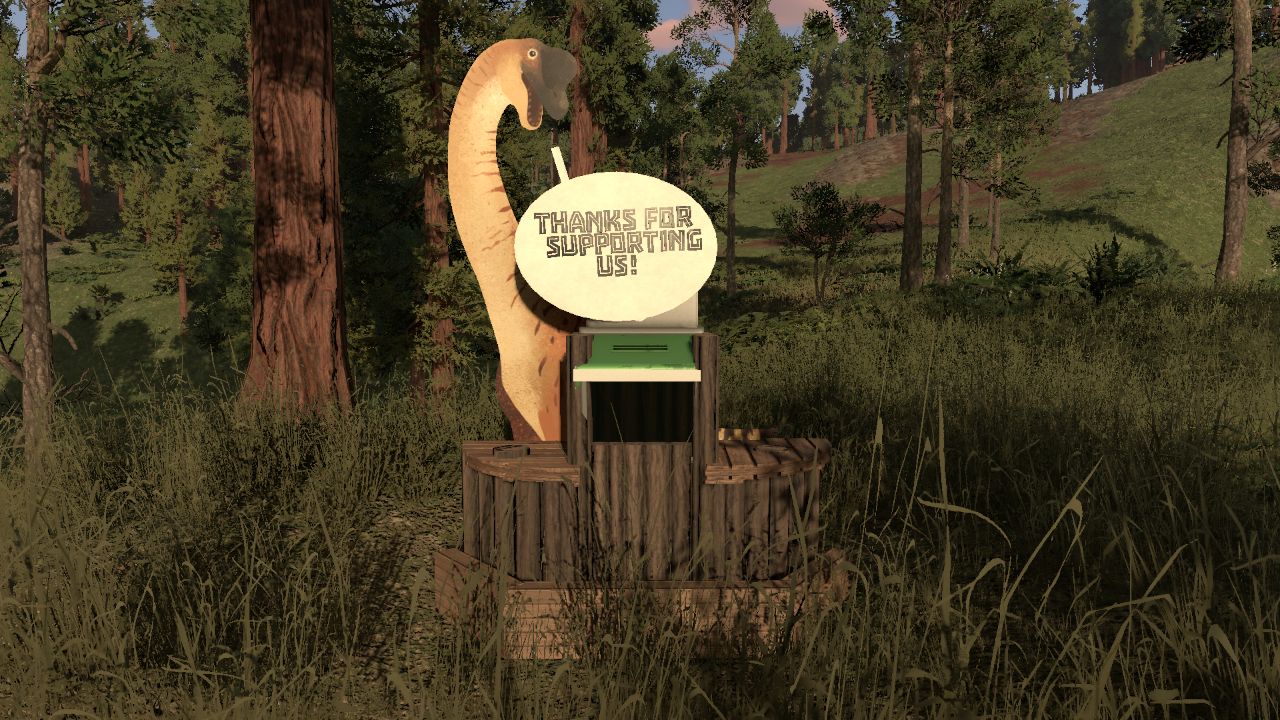 Brachiosaurus "Thank You" Donation Box