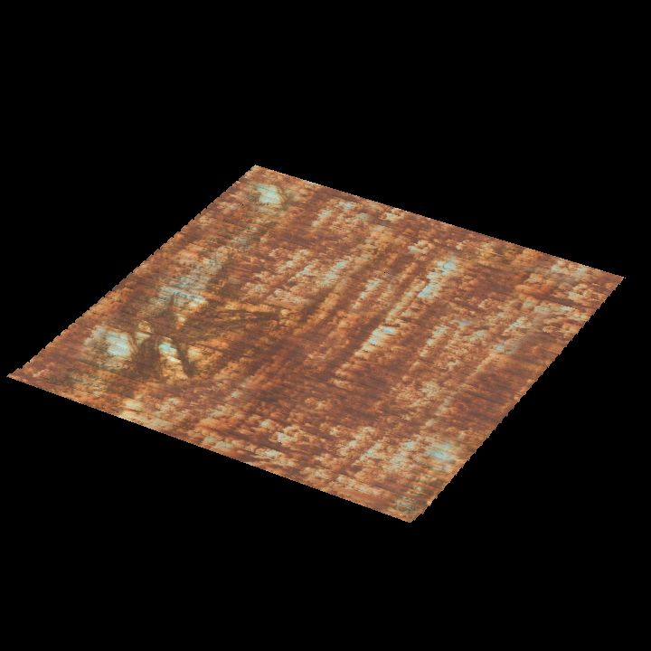 Corrugated wall roof rusty #6