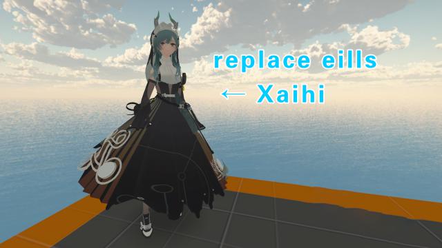 Arknights Endfield Xaihi（明日方舟终末地 赛希）replace eills