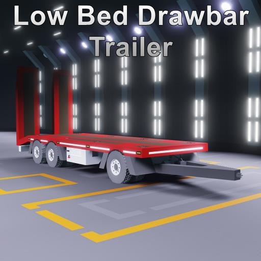 Low Bed Drawbar Trailer