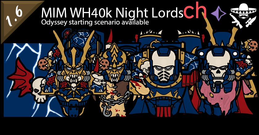 [ZH]MIM Warhammer 40k Night Lords中文汉化