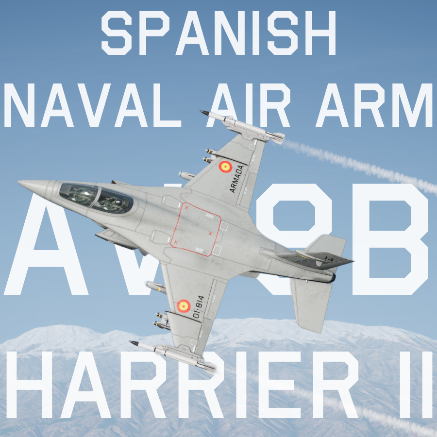 Spanish Naval Air Arm AV-8B Harrier II 01-814