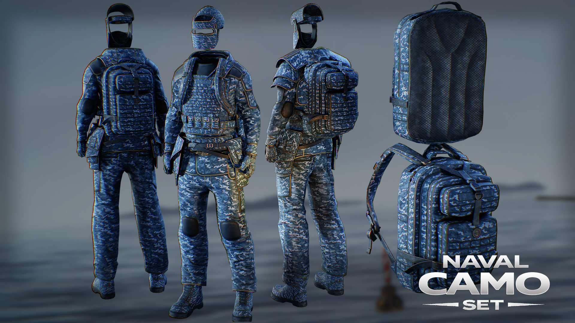 Naval Camo Backpack screenshot 1